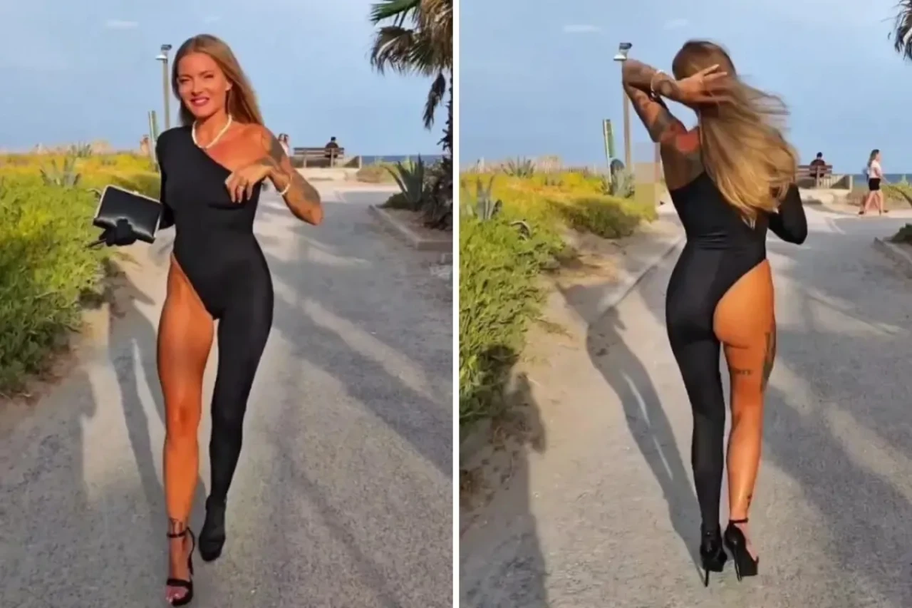 Fransız Model Marie B.'nin Olay Yaratan Plaj Kıyafeti Sosyal Medyada Gündem Oldu