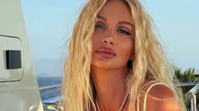 Tescilli Güzellik Victoria Lopyreva Türkiye'de! Tatil Pozlarıyla Sosyal Medyayı Salladı