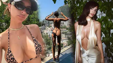Dünyanın En Çekici Kadını Emily Ratajkowski'den Olay Tatil Paylaşımı