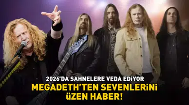 Megadeth'ten Sevenlerini Üzen Haber: Efsane Metal Grubu 2026'da Sahnelere Veda Ediyor