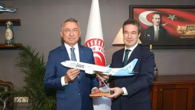 TBMM Dışişleri Komisyonu Başkanı Fuat Oktay, AJet Genel Müdürü Kerem Sarp ile Önemli Bir Görüşme Gerçekleştirdi
