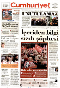 CUMHURİYET gazetesi