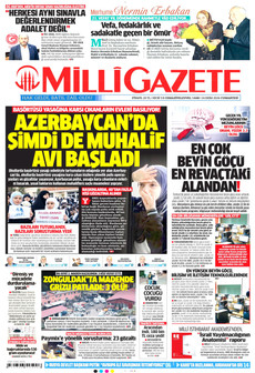 MİLLİ GAZETE gazetesi