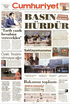 CUMHURİYET gazetesi