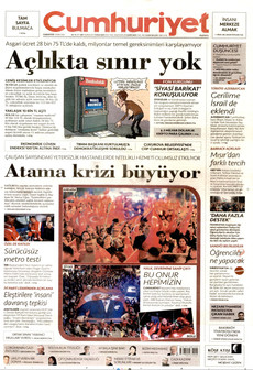 CUMHURİYET gazetesi