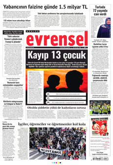 EVRENSEL gazetesi