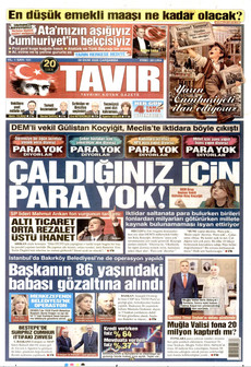 TAVIR GAZETESİ gazetesi