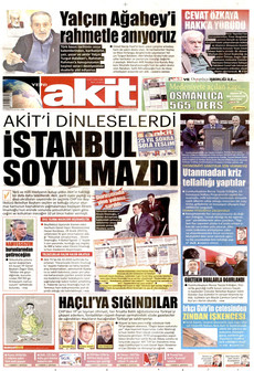 YENİ AKİT gazetesi