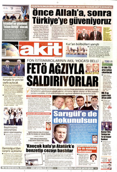 YENİ AKİT gazetesi
