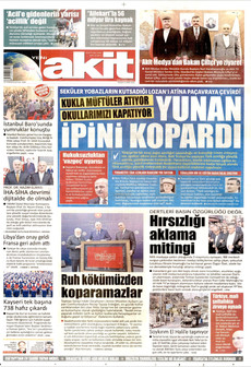 YENİ AKİT gazetesi
